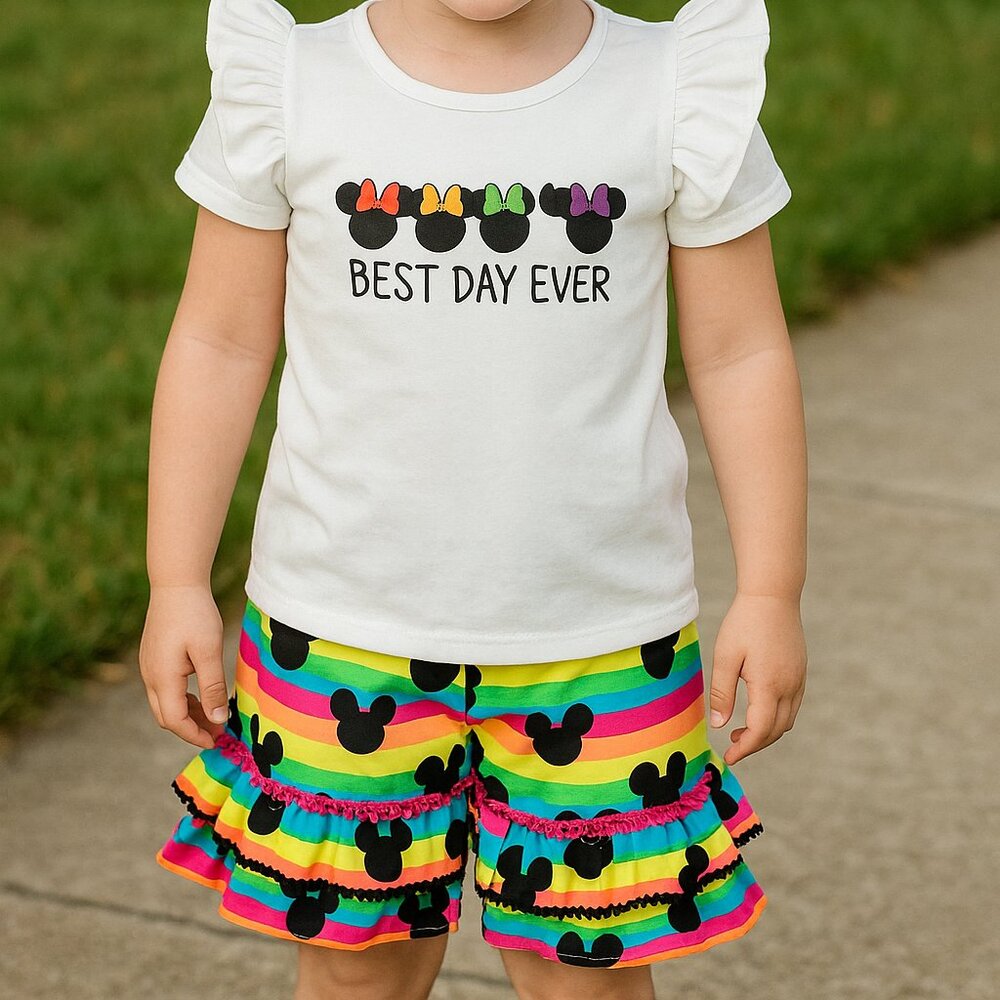 Best Day Ever" Rainbow Mouse Set